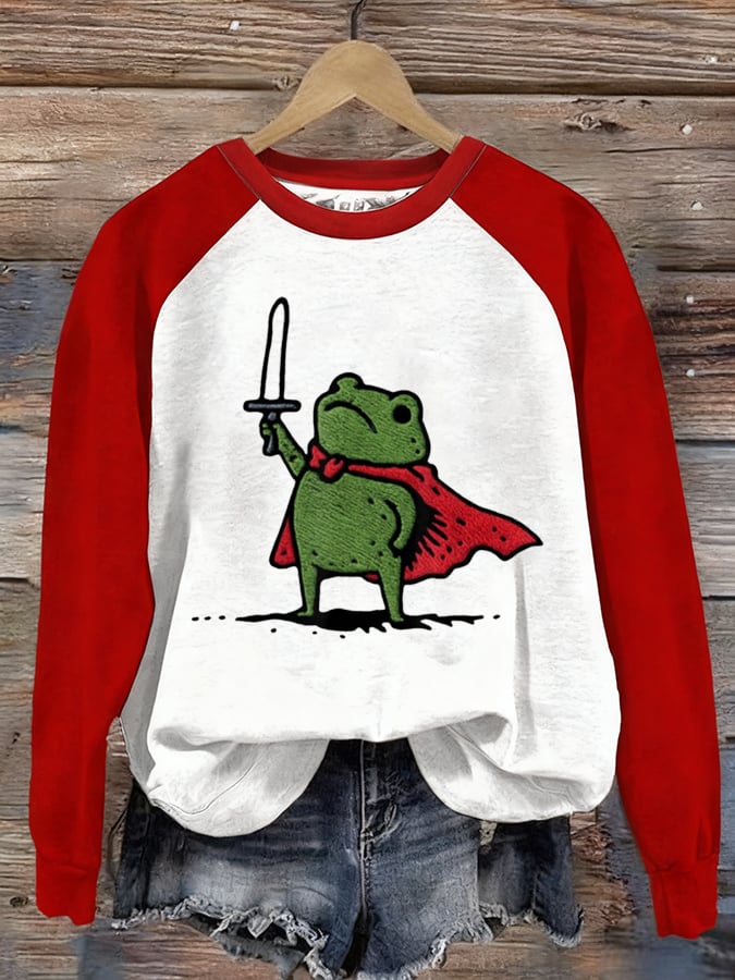 Women's FDT Printed Crew Neck Sweatshirt