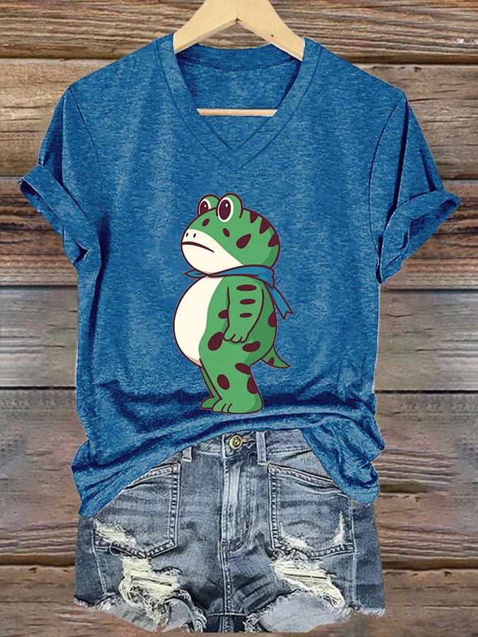 Women's FDT Portland Frog Protest Revolt Machine Print T-Shirt