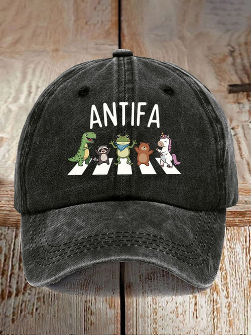 Aunt Tifa Frog Art Printed Cap