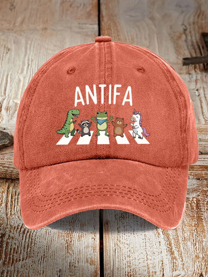 Aunt Tifa Frog Art Printed Cap