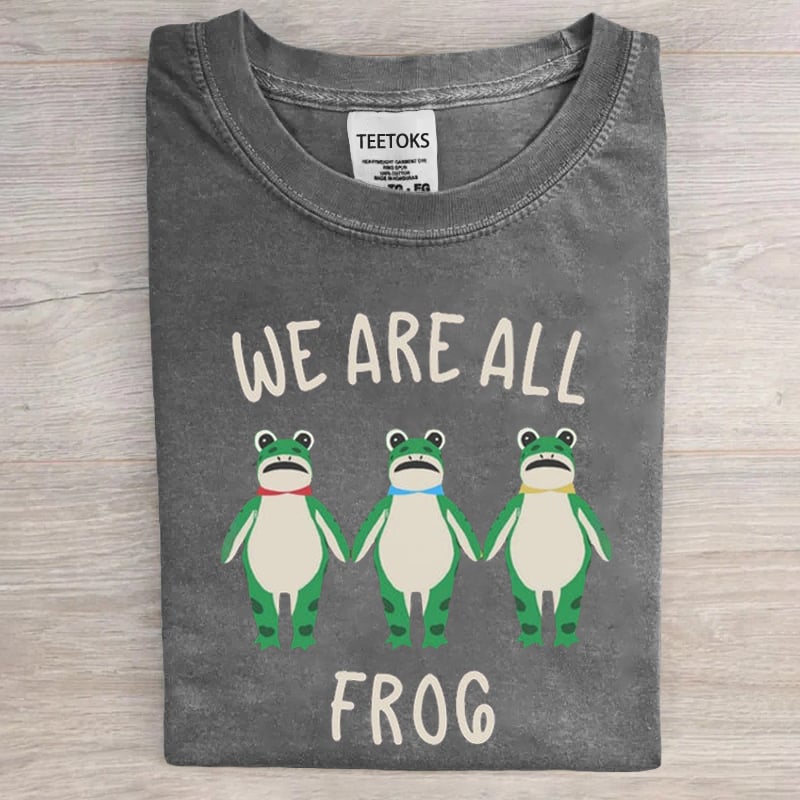 Aunt Tifa We All Frog Art Print T-Shirt