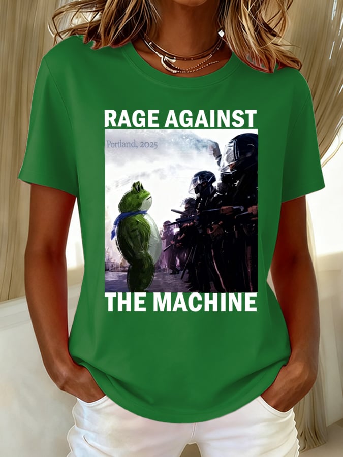 Women's Casual Resistance Frog T-shirt