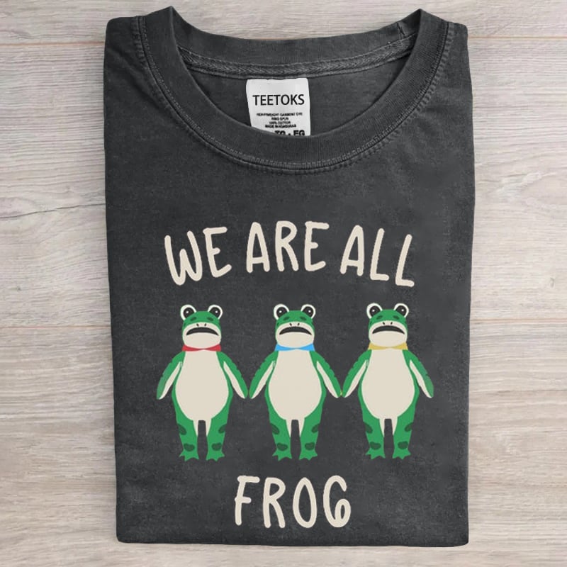 Aunt Tifa We All Frog Art Print T-Shirt