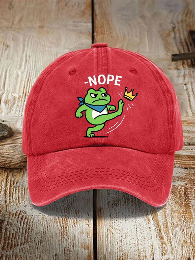 Unisex Resist Frog Baseball Cap