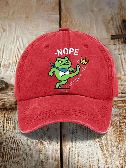 Unisex Resist Frog Baseball Cap