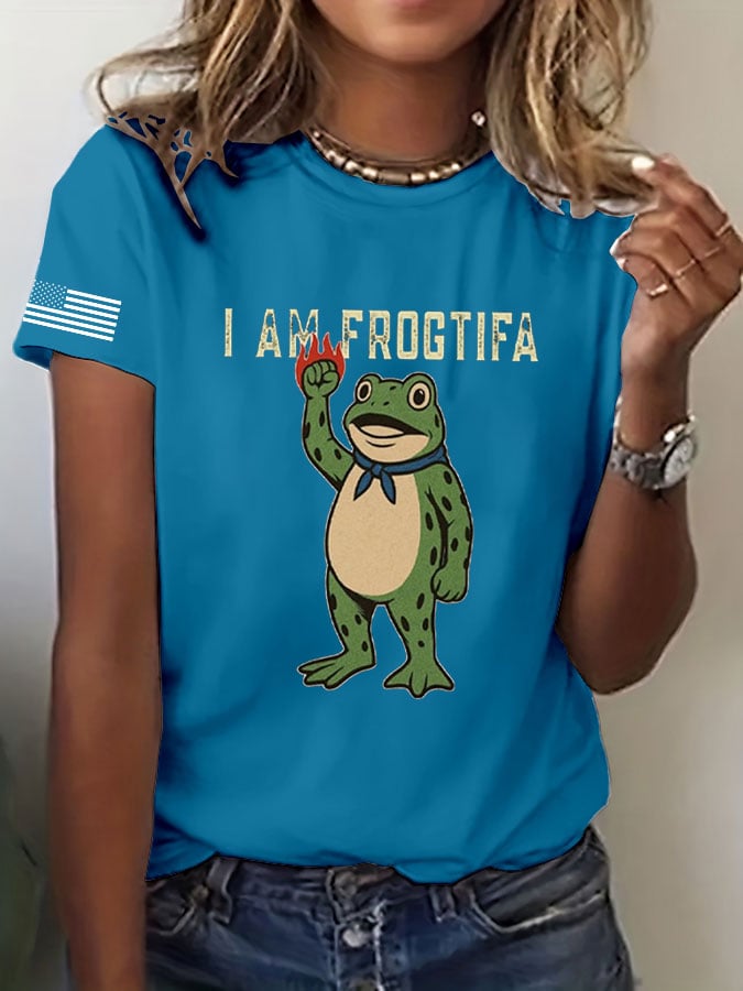 Women's Resist Frog I AM FROGTIFA T-Shirt