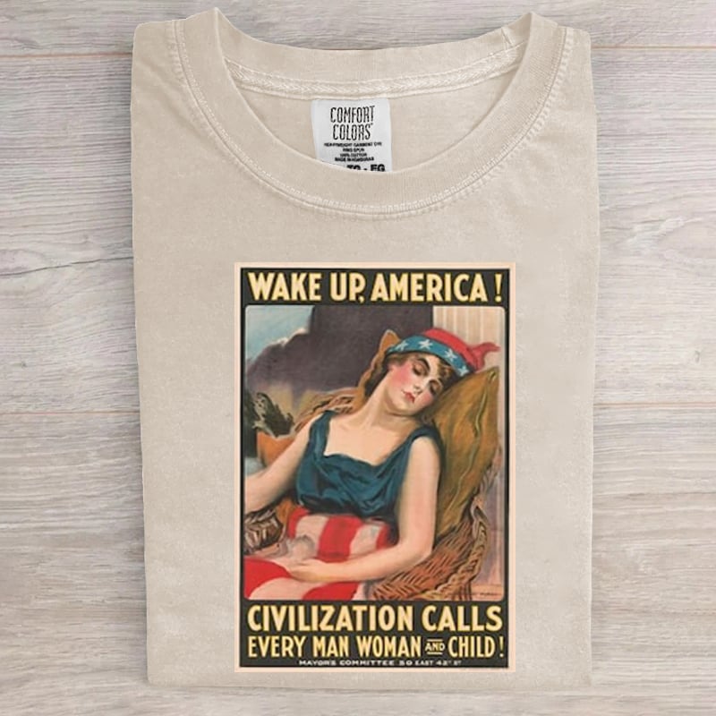 Wake Up Every Man Women Child Frog Aunt Tifa Art Print T-Shirt
