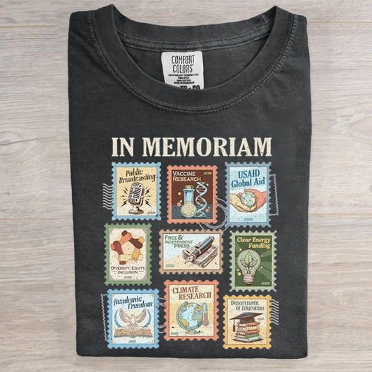 In Memoriam Portland Frog Art Print T-Shirt