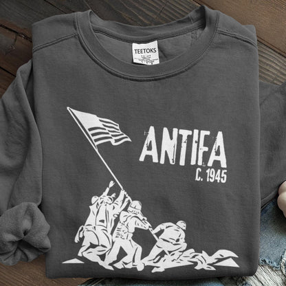 Aunt Tifa Frog Power Art Printed Sweatshirt