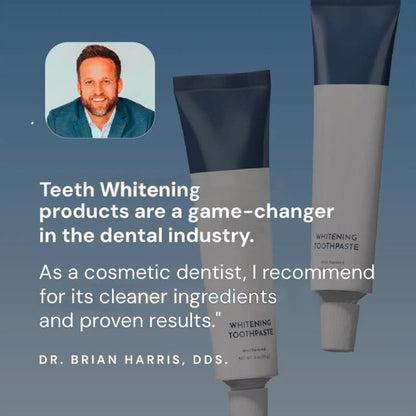 Fluoride-Free Hydroxyapatite Teeth Whitening Toothpaste with Coconut Oil & Xylitol ❄️