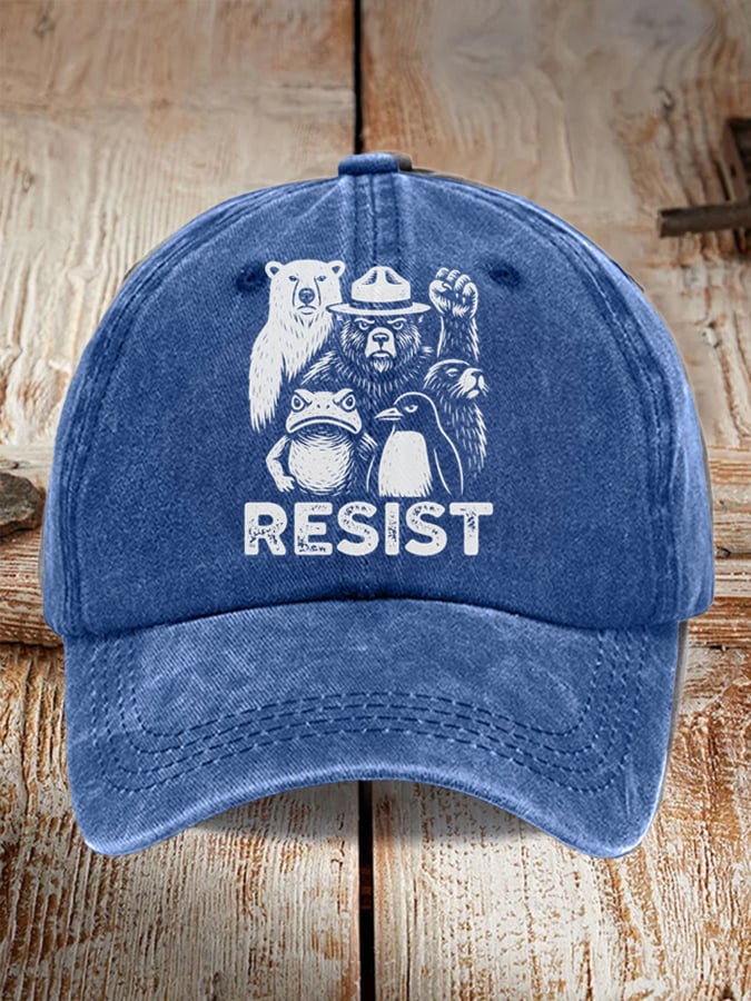 Aunt Tifa Frog Art Printed Cap