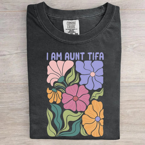I Am Aunt Tifa Frog Art Print T-Shirt