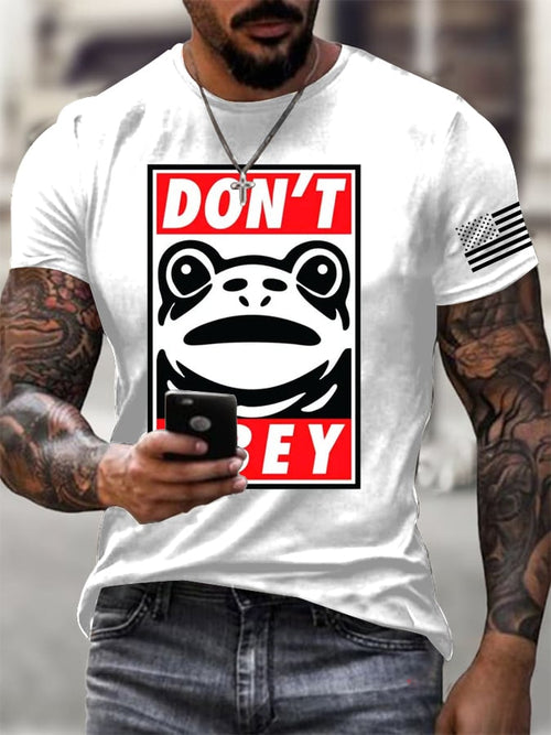 Men's Portland Frog Print T-Shirt